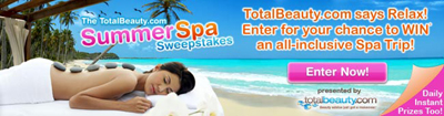 The TotalBeauty.com Summer Spa Sweepstakes!